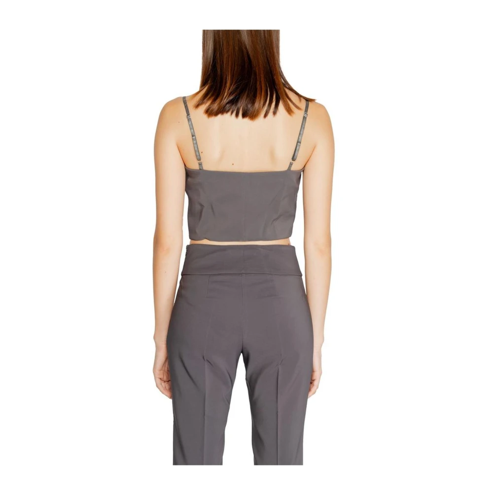 RINASCIMENTO Sleeveless Top Gray Dames