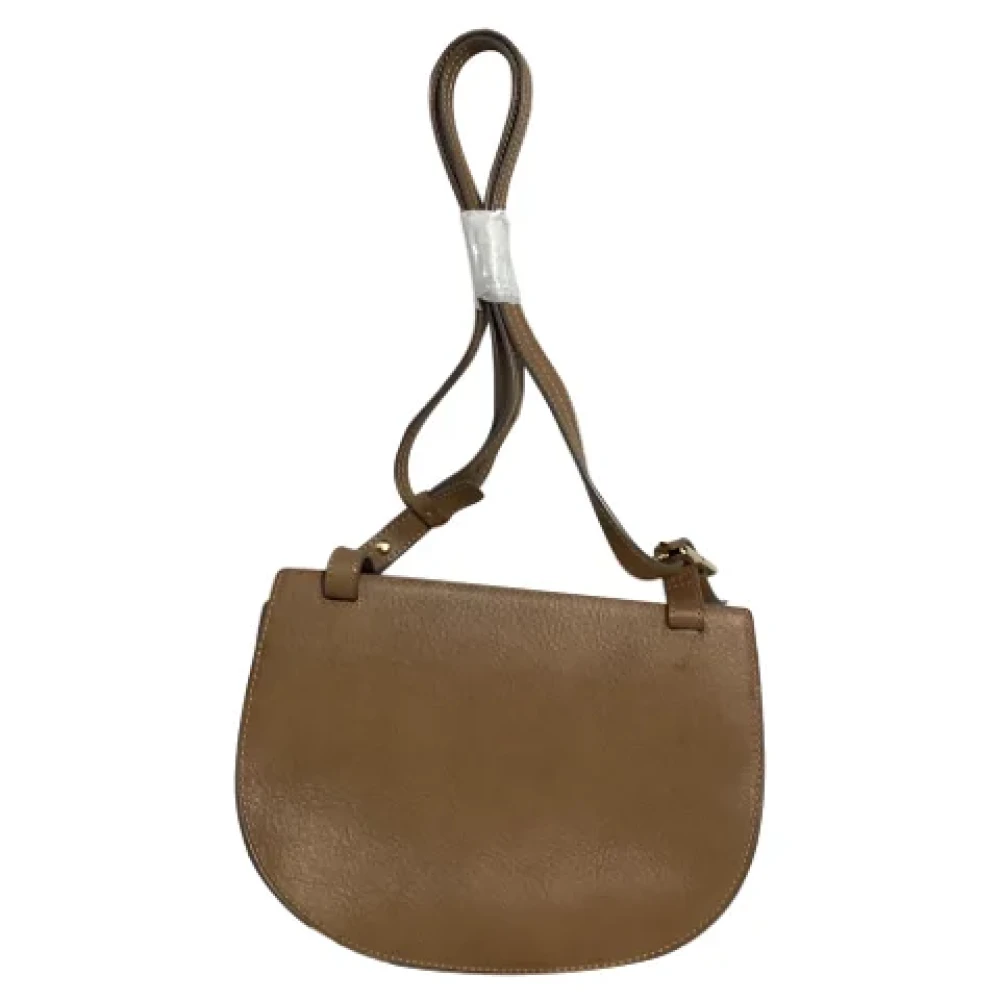 Chloé Pre-owned Leather crossbody-bags Brown Dames