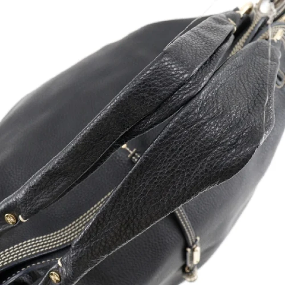 Celine Vintage Pre-owned Leather totes Black Dames