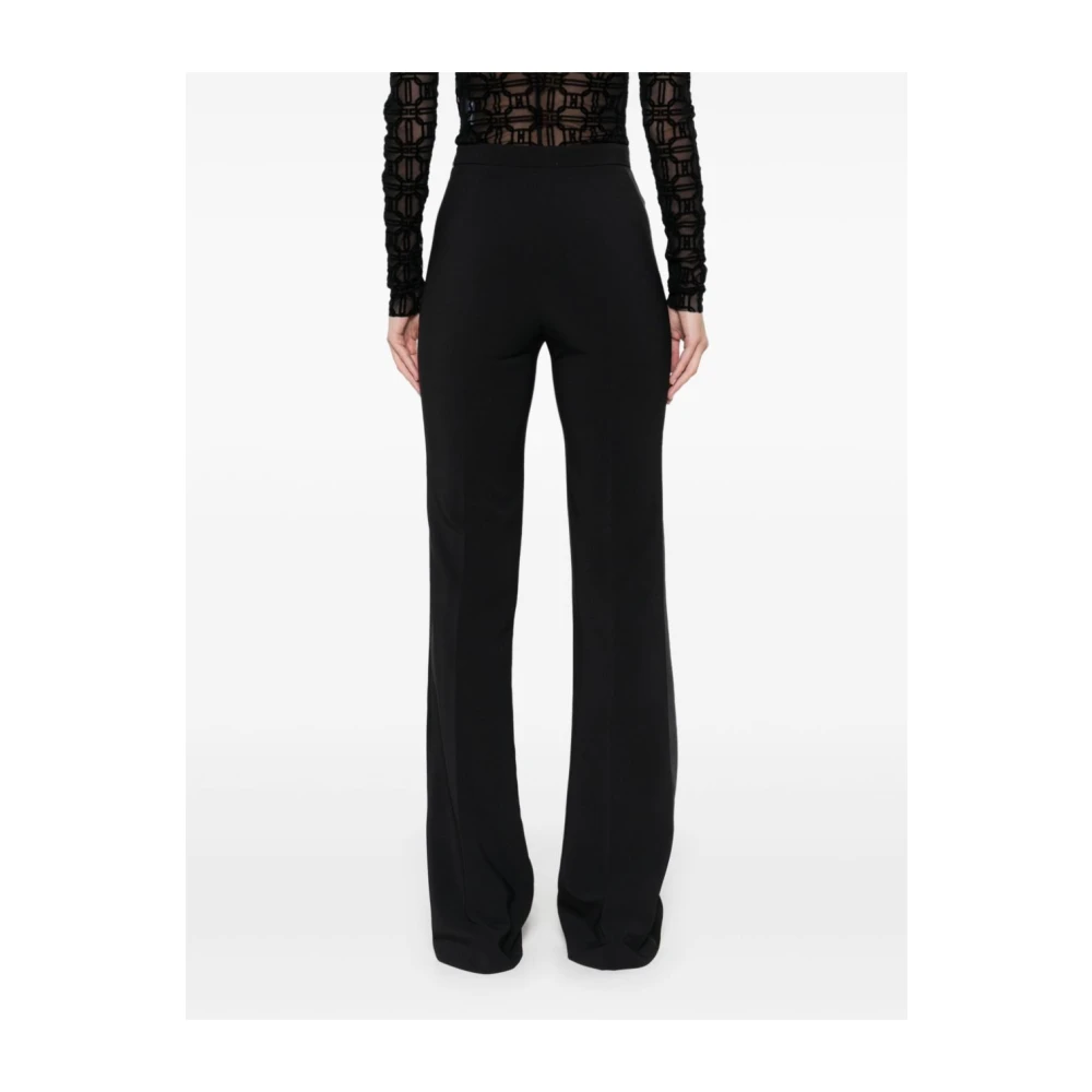 Elisabetta Franchi Zwarte Broek voor Vrouwen Black Dames