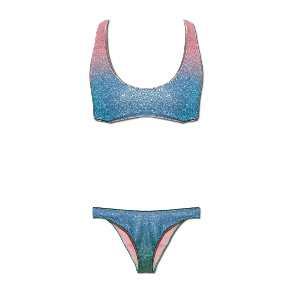 Oseree Two-Piece Swimsuit With Lurex Thread - Female - Bikinis - Multicolor - L - Swimwear