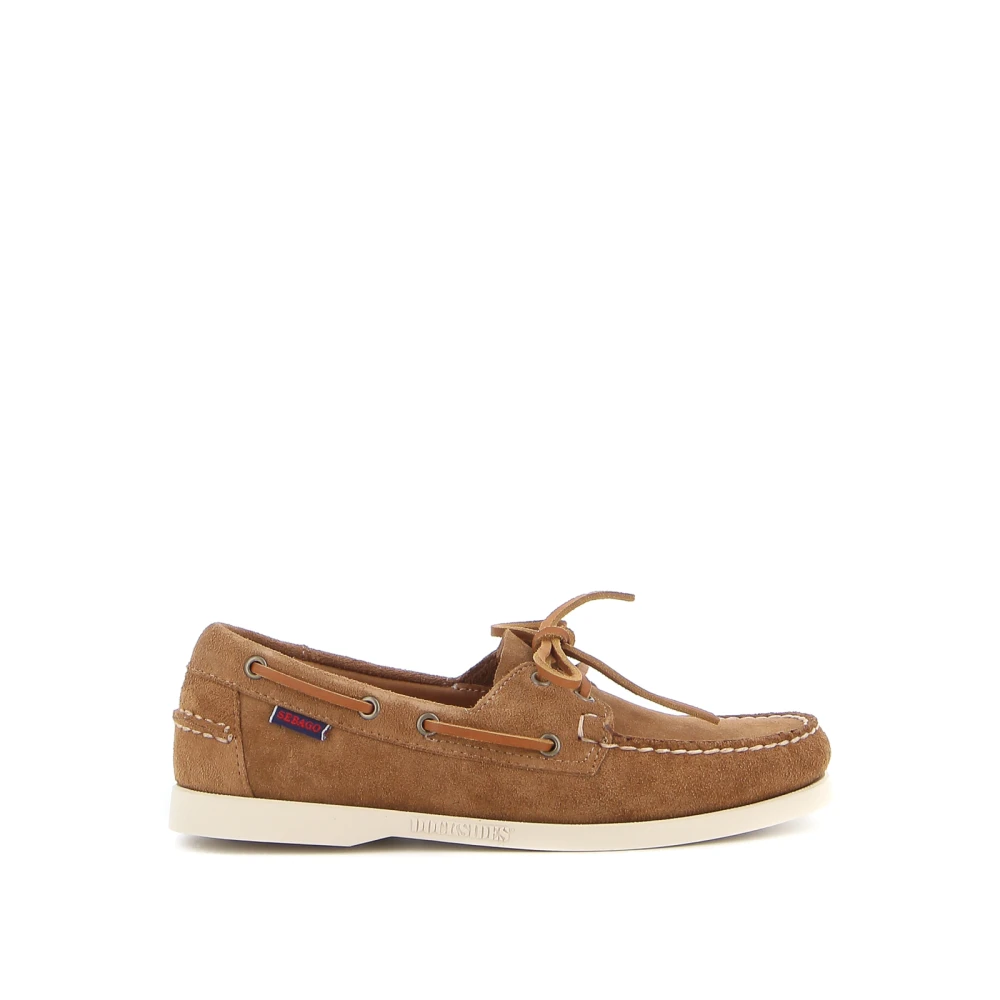 Sebago Men's Brown Camel Suede Loafer Sailor Shoe