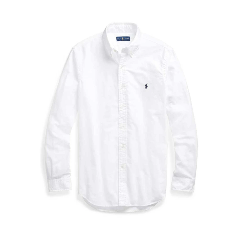 Polo Ralph Lauren Men's White Oxford Shirt - Casual Shirts - L - Shirts
