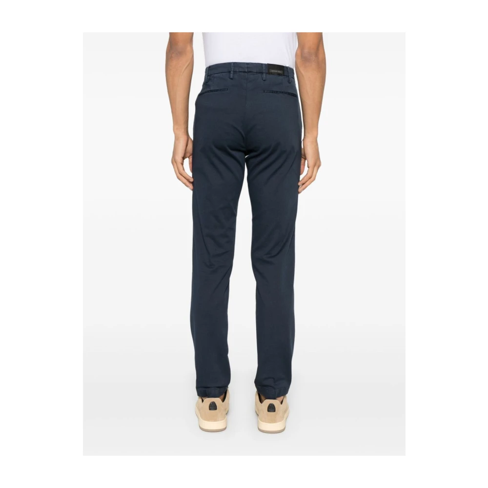 Michael Coal Blauwe Broek met Verborgen Rits Blue Heren