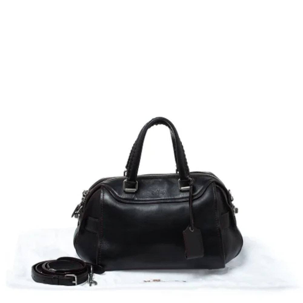 Coach Pre-owned Leather handbags Black Dames