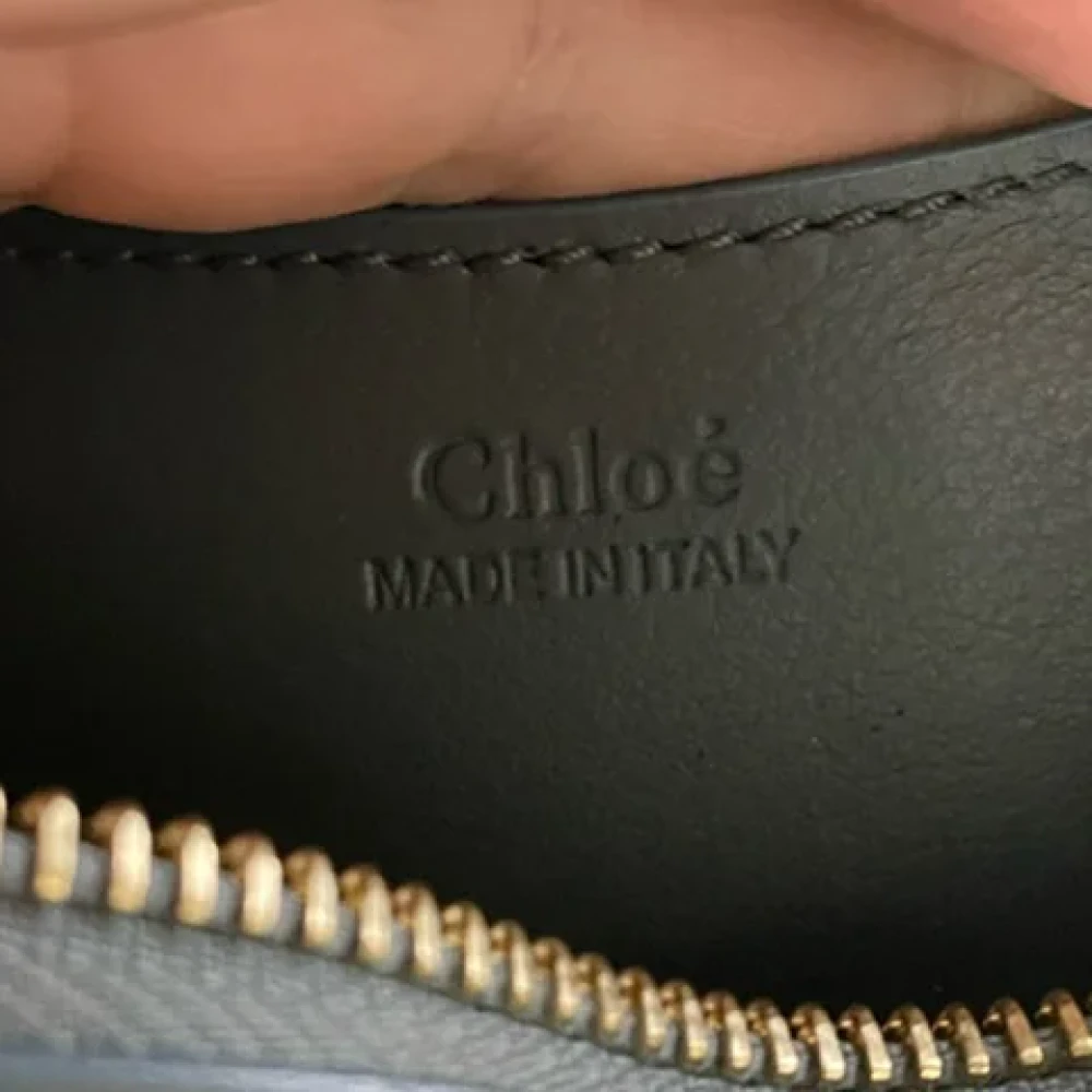 Chloé Pre-owned Leather crossbody-bags Blue Dames