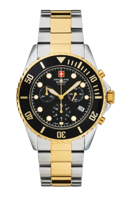 Herrklocka Master Diver Chrono 7053.9147 44 mm Kronograf & Datumvisning Rostfritt Stål Armband