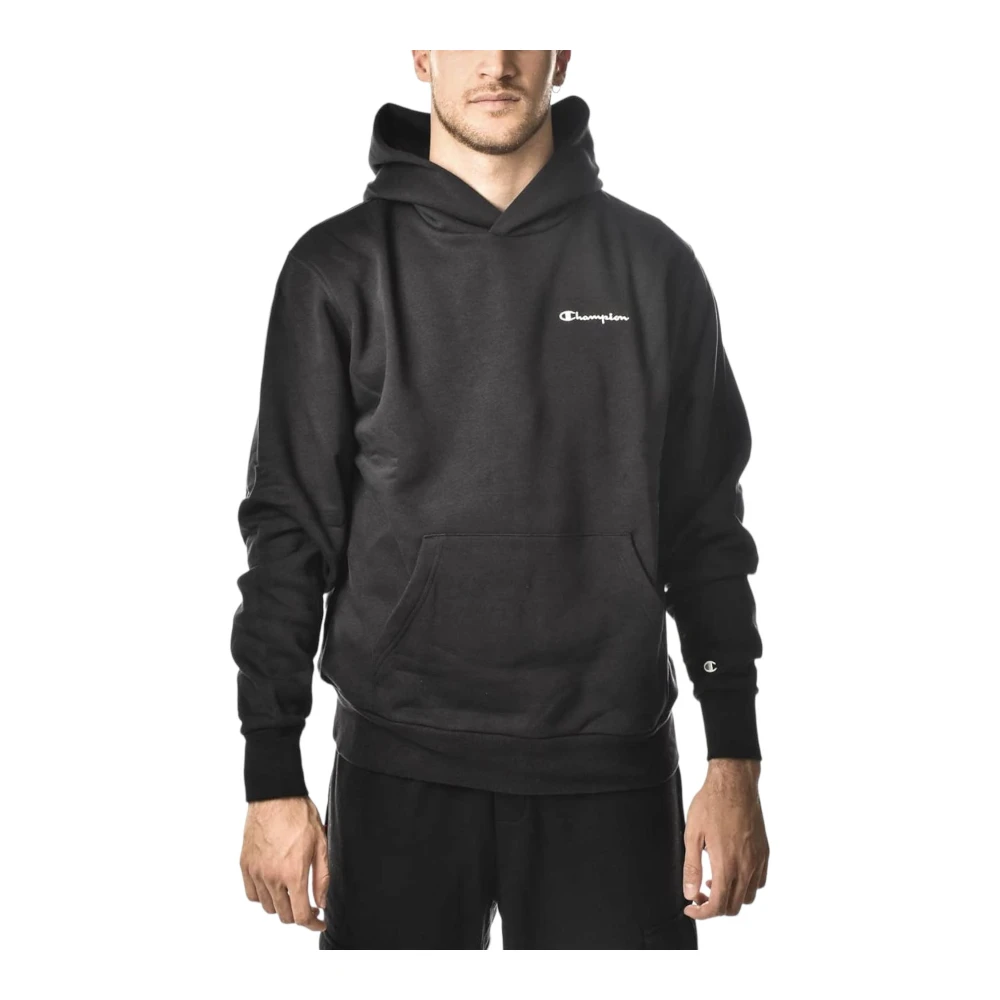 Champion Hoodie met Capuchon Black Heren