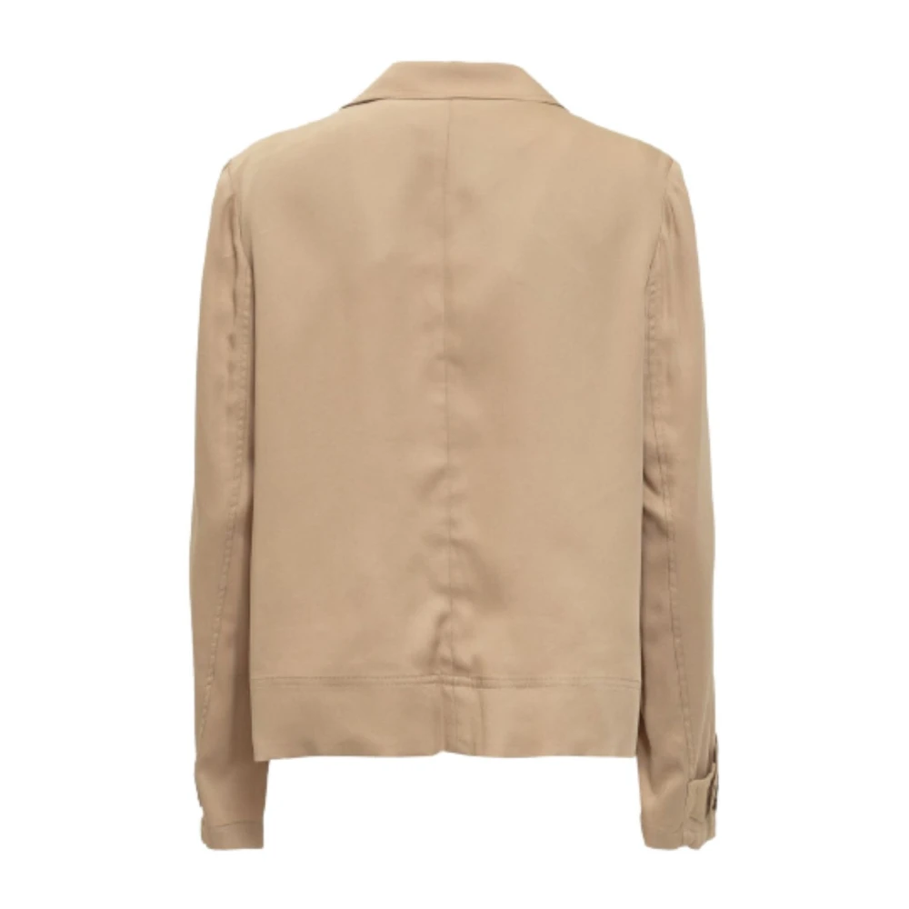 Calvin Klein Dames Regular Fit Jas Beige Dames