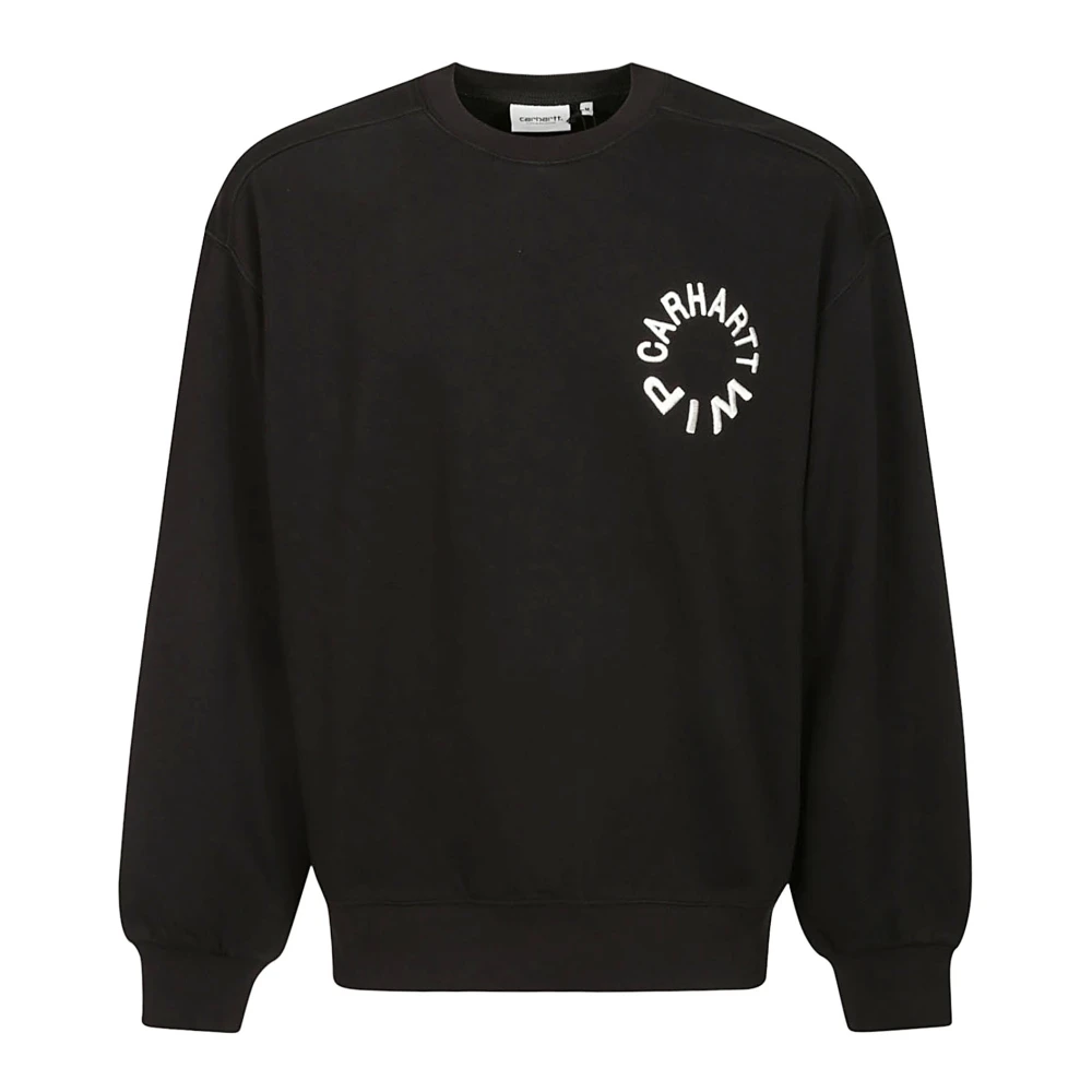 Carhartt WIP Ballonvormig Grafisch Geborduurd Sweatshirt Black Heren