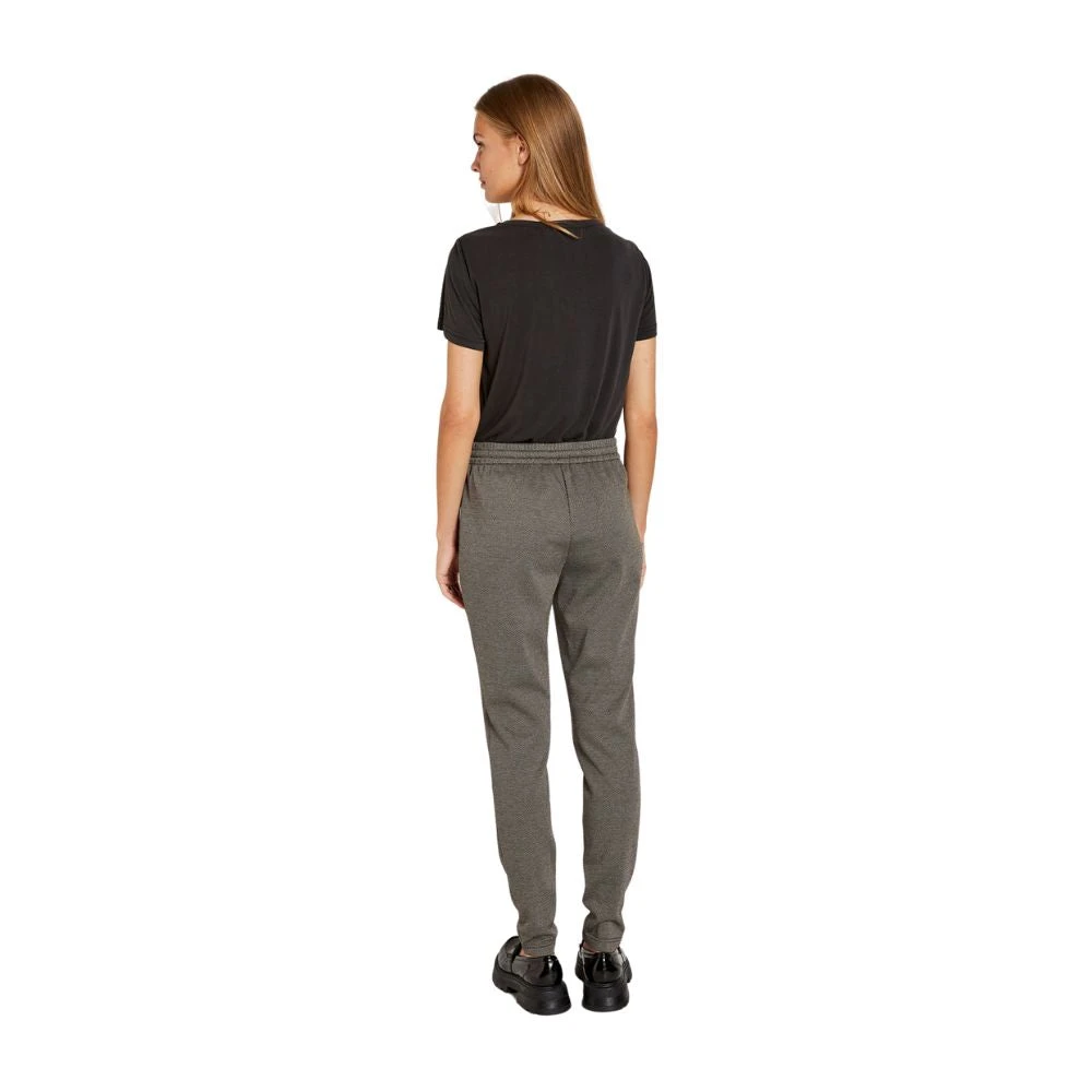 RUE de Femme Bruine Columbine Broek met Elastische Taille Gray Dames