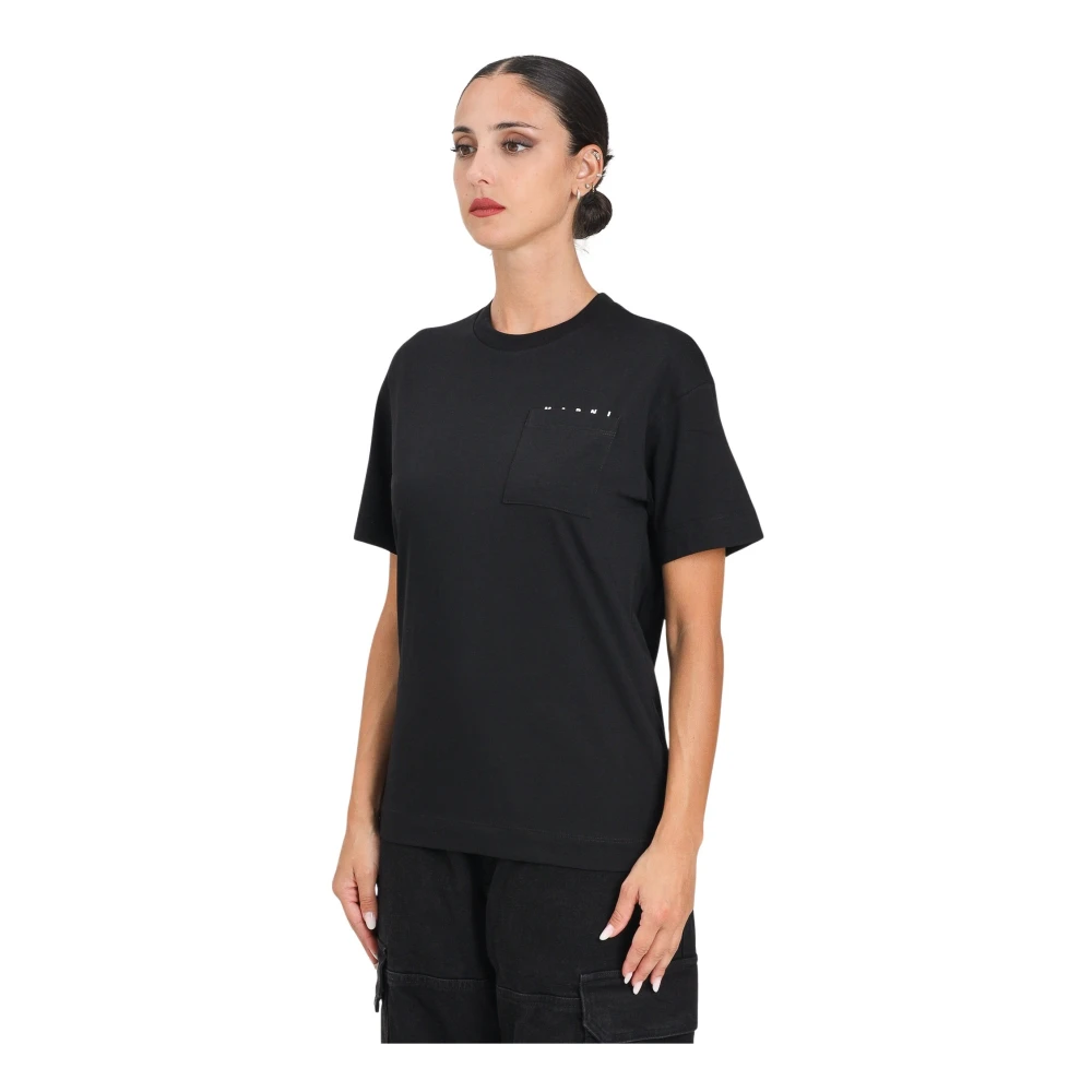 Marni - Tops > T-Shirts - Black - Marni - Modalova