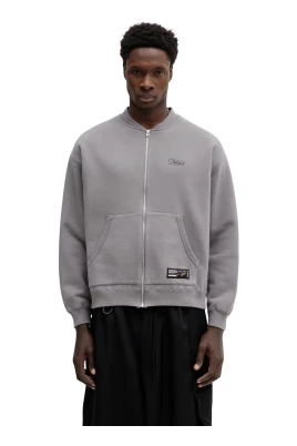 Plain Sweat Zip Jacket LS