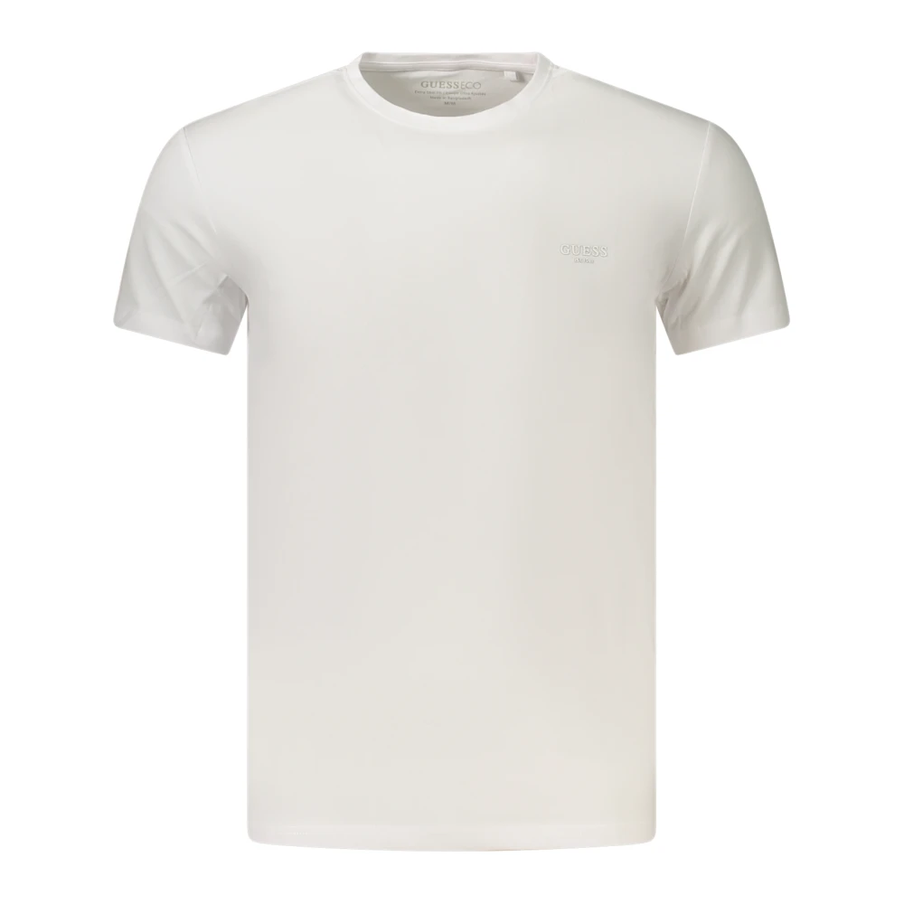 Guess , T-Shirts, Male, White, 2XL, Short-Sleeved T-Shirt