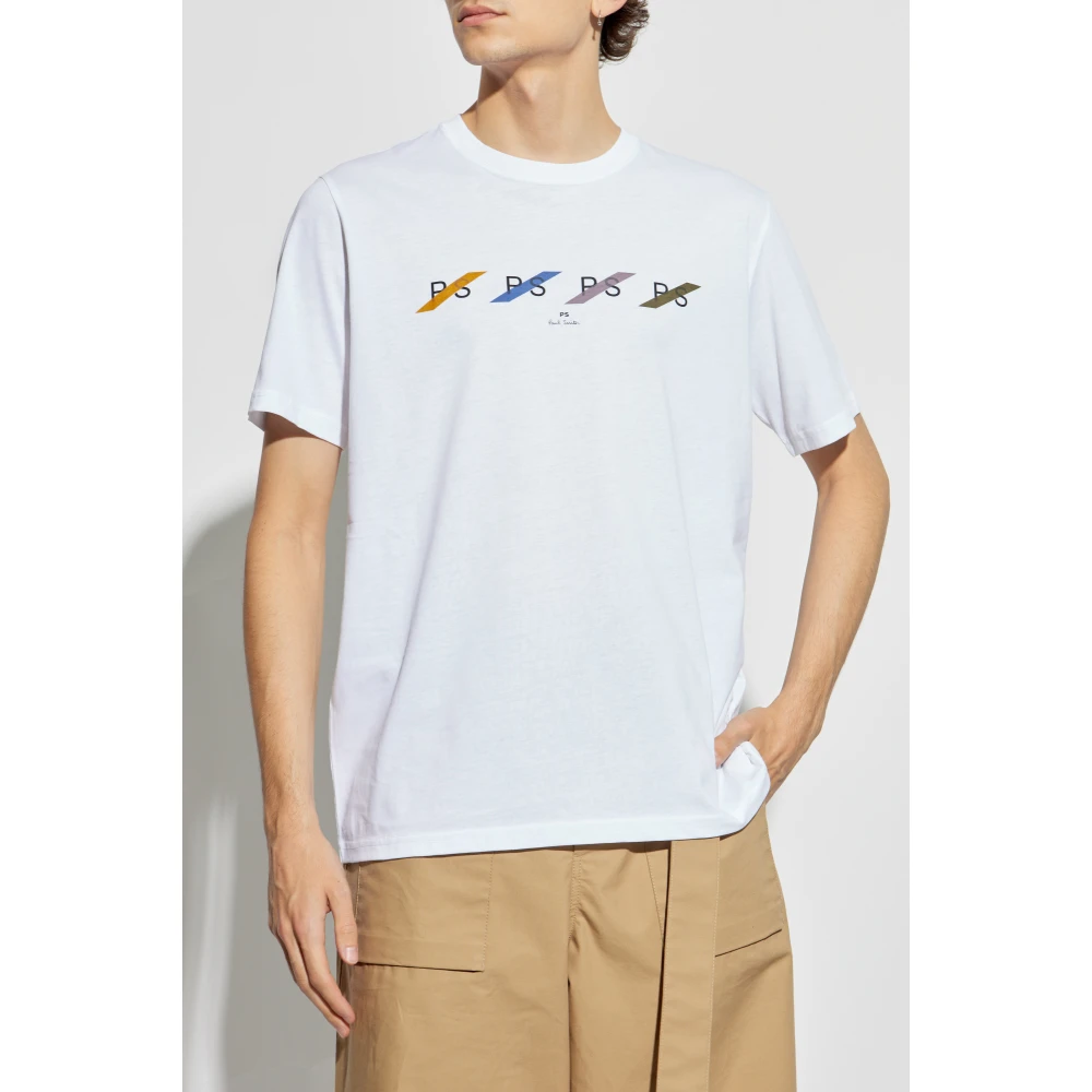 PS By Paul Smith T-shirt met print White Heren