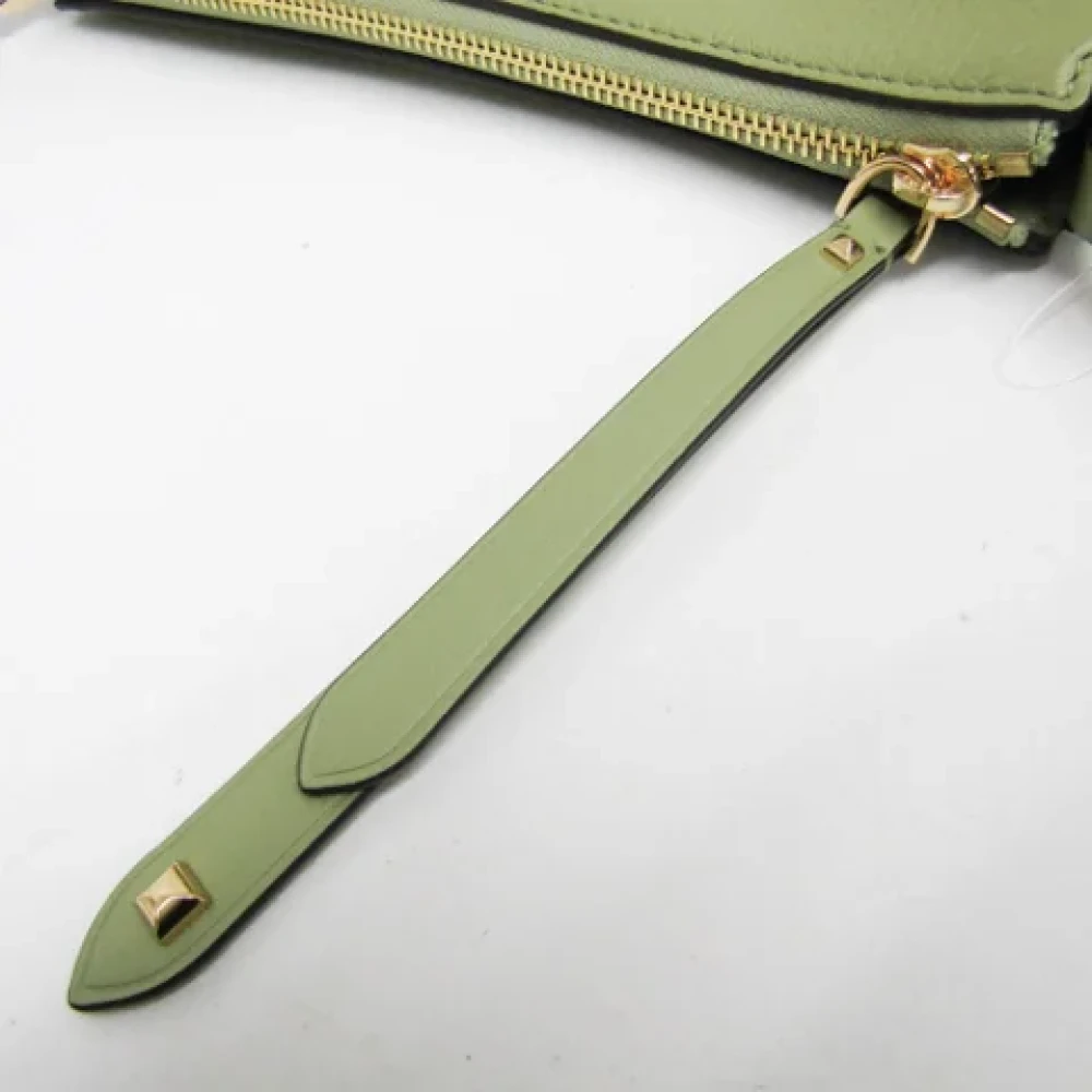 Michael Kors Pre-owned Leather shoulder-bags Green Dames