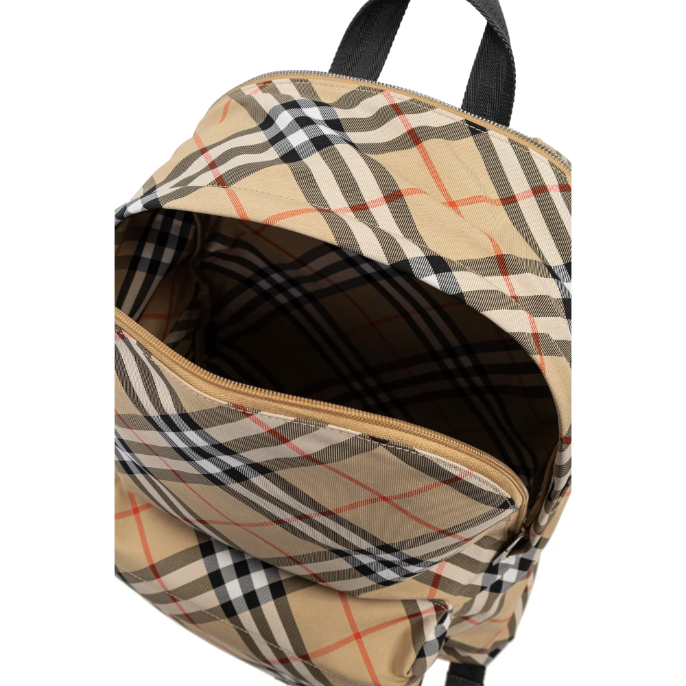 Burberry `Essential` Rugzak Beige Heren