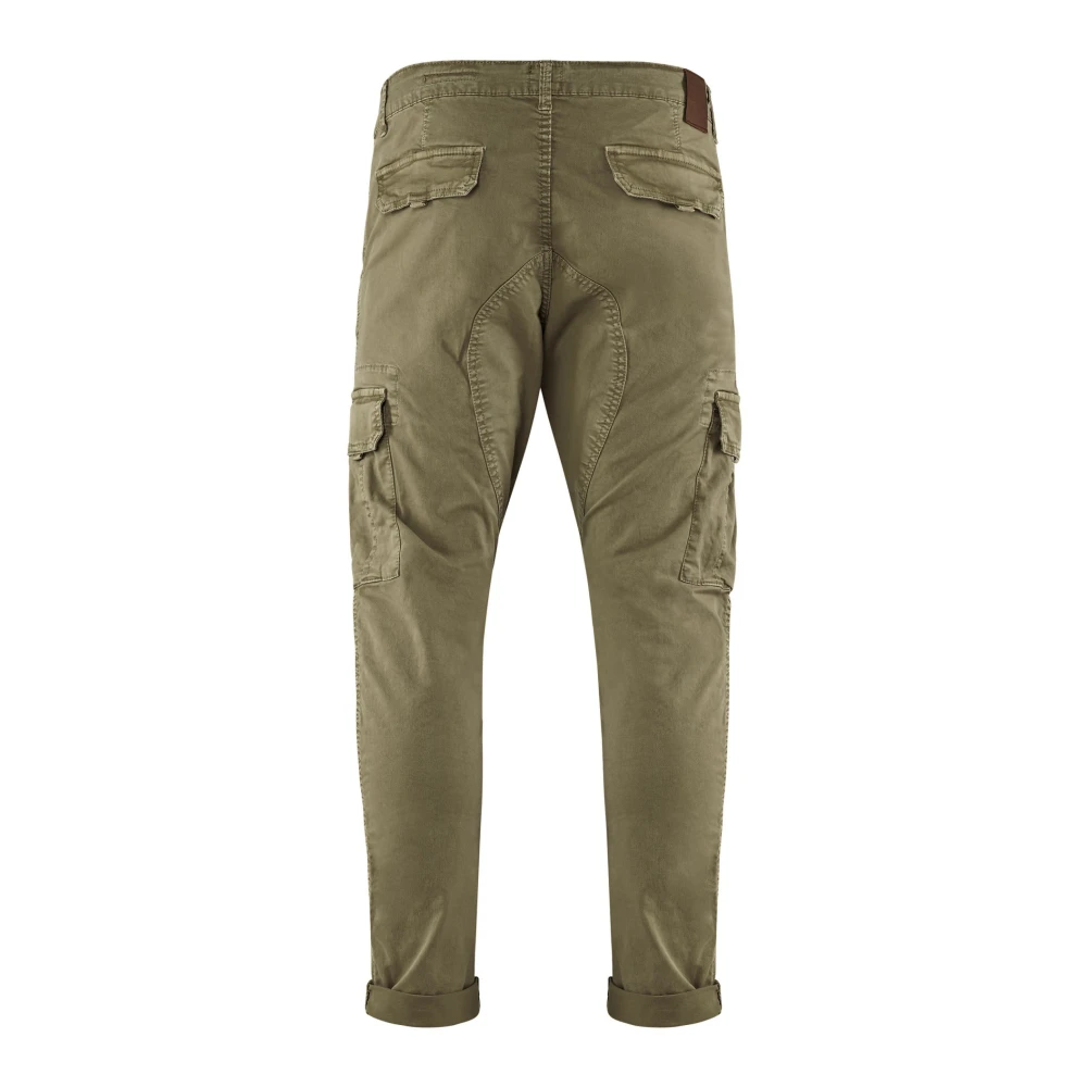 BomBoogie Cargo broek in katoenen gabardine Beige Heren