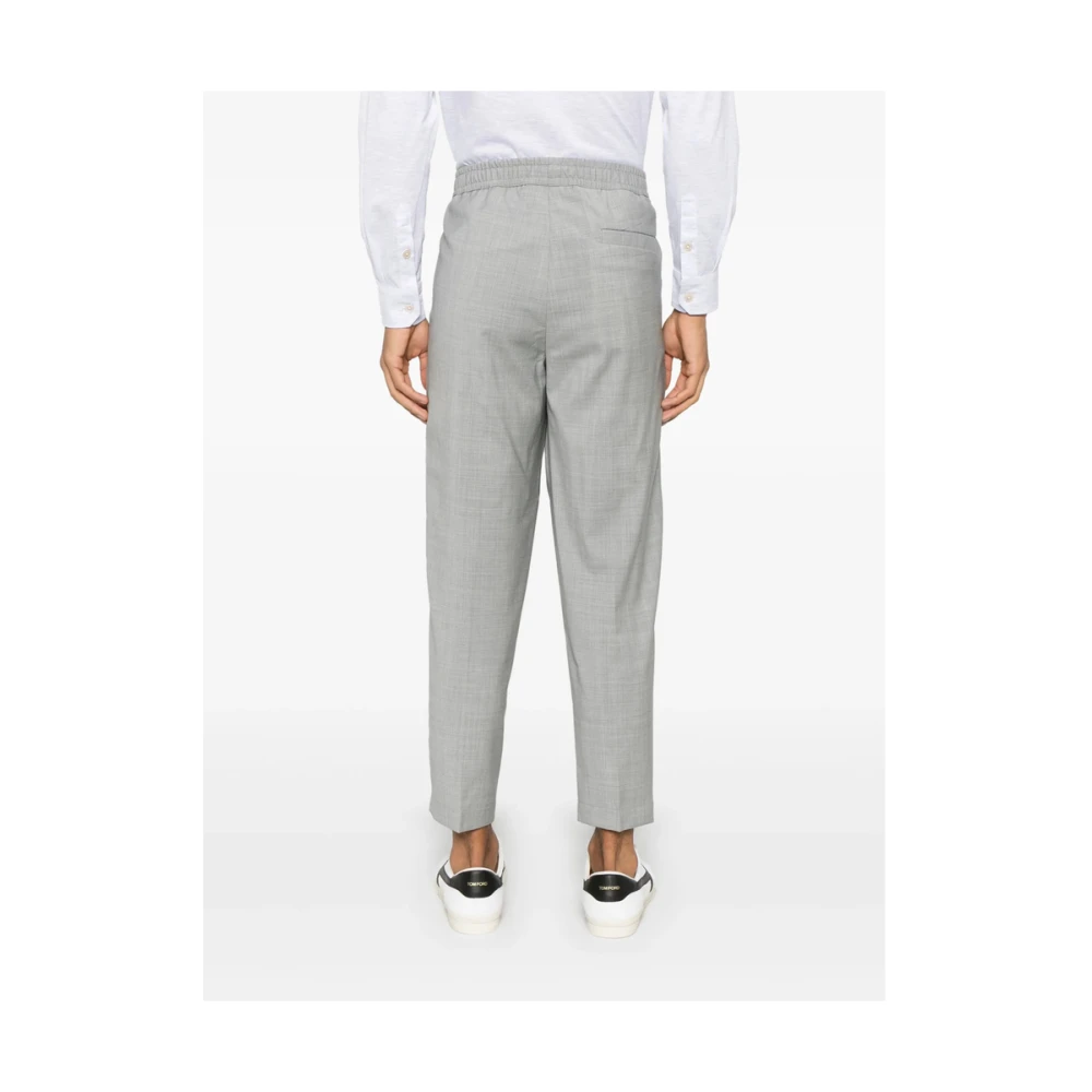 Briglia Ash Grey Elastische Taille Shorts Gray Heren