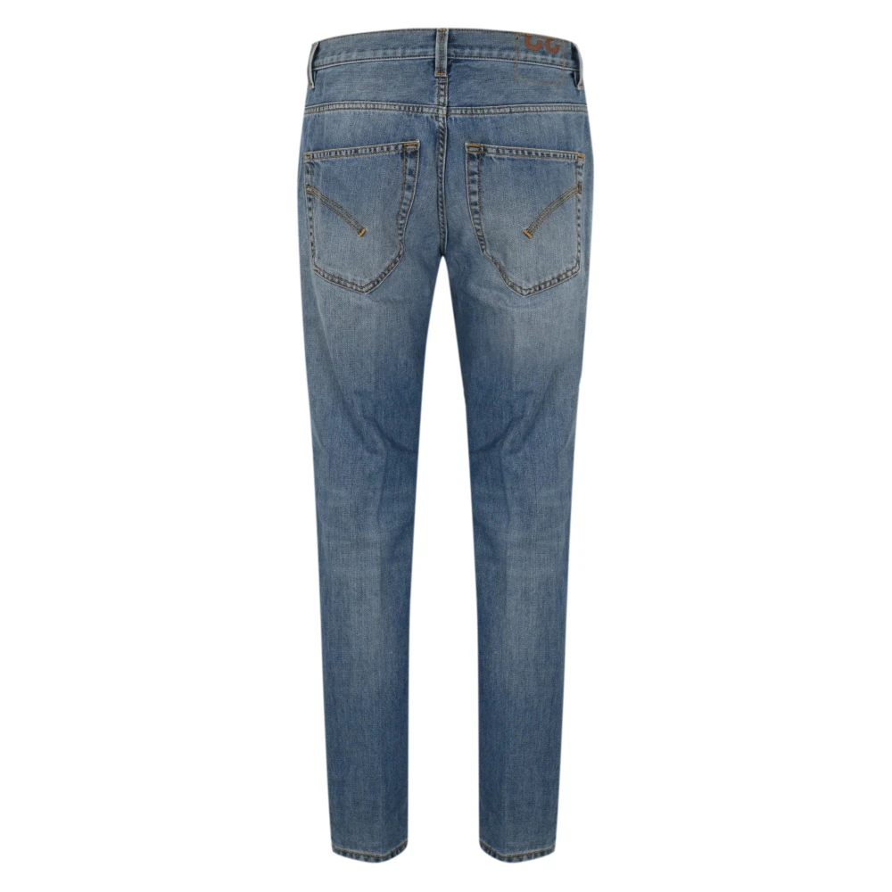 Dondup Denim Herenbroek Lage Taille Blue Heren