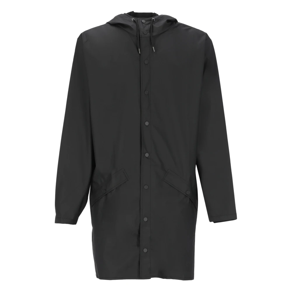 Rains Uomo Nero Giacche, L, New,