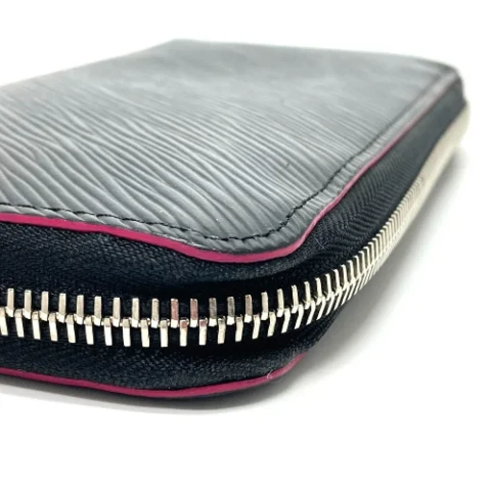 Louis Vuitton Vintage Pre-owned Leather wallets Black Dames