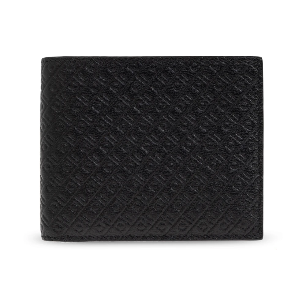 Salvatore Ferragamo Leren portemonnee Black Heren