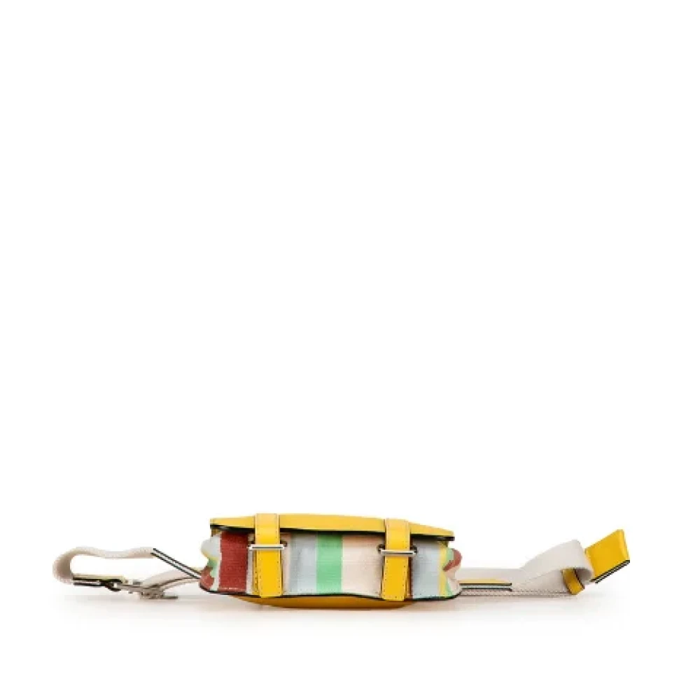Loewe Pre-owned Leather shoulder-bags Yellow Dames