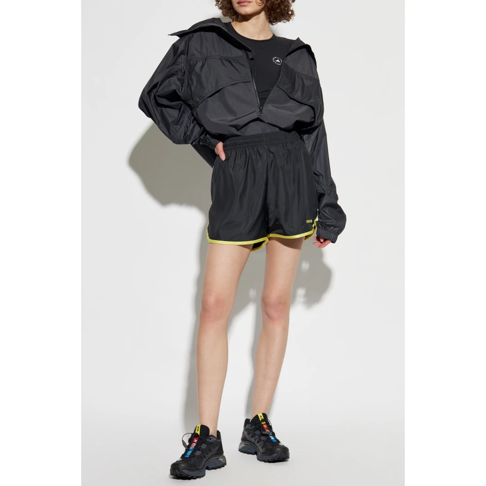 adidas Originals Shorts met geborduurd logo Yellow Dames