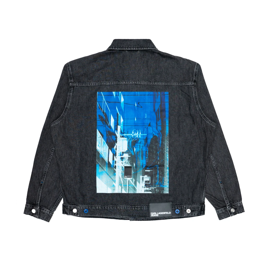 Karl Lagerfeld Katoenen Jassen en Blazers Gray Heren