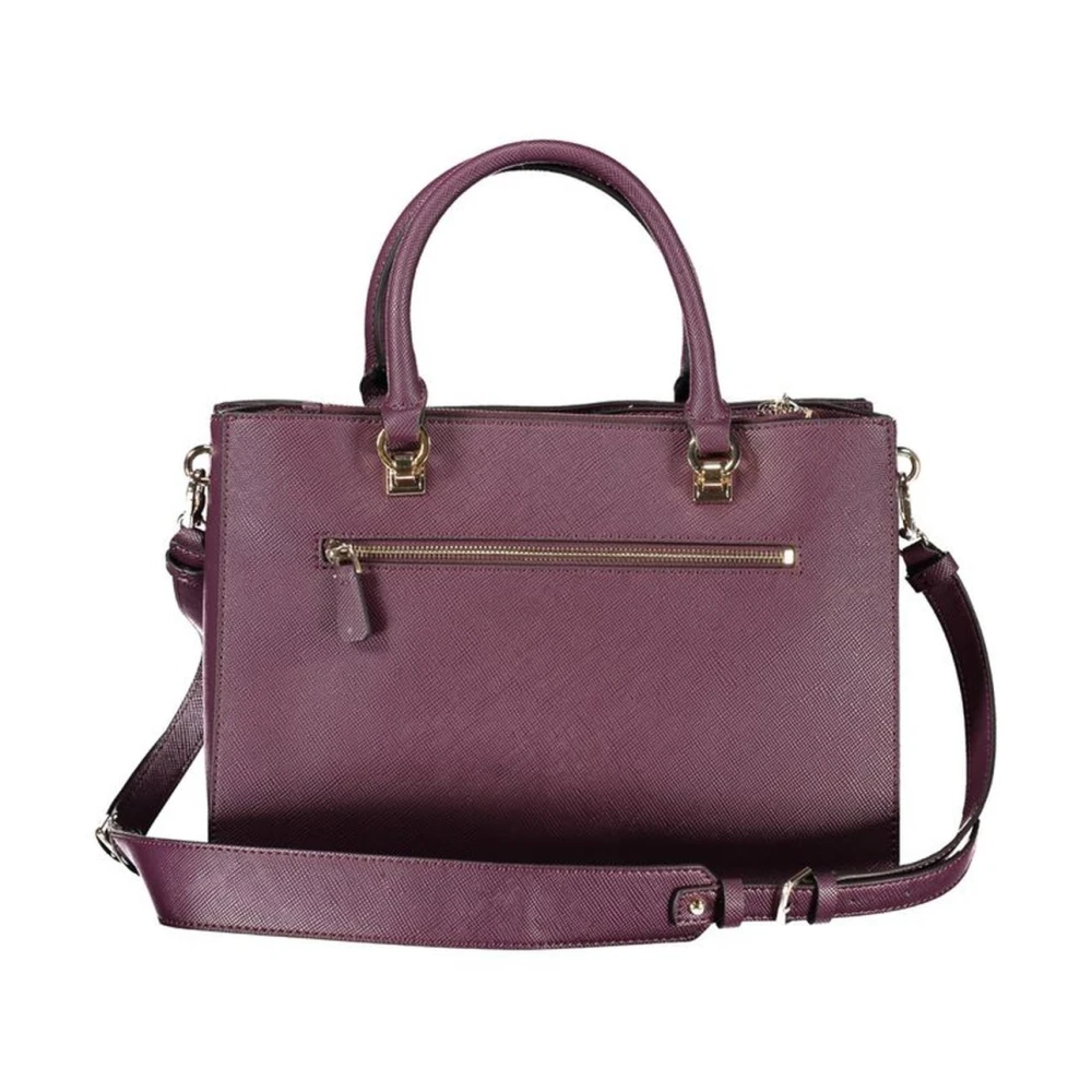 Guess Paarse handtas met meerdere compartimenten Purple Dames
