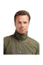 veste-en-coton-vert-avec-logo-brode