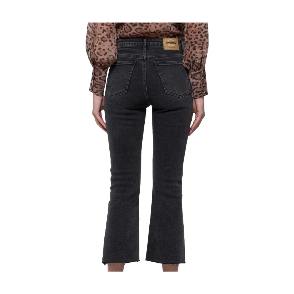 Kocca Stijlvolle Cropped Jeans Blue Dames