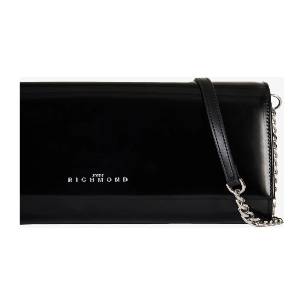 John Richmond Schoudertas met ketting schouderband Black Dames