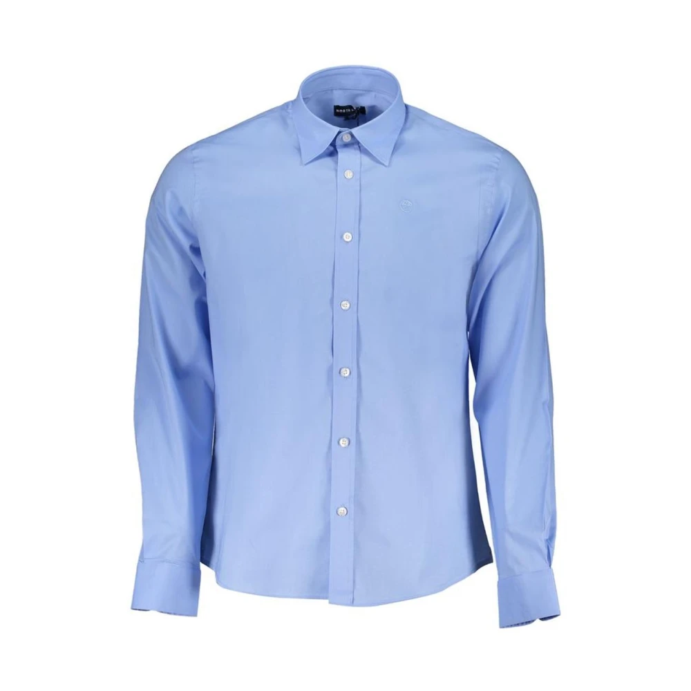 North Sails Classic Poplin Shirt Long Sleeve - Male - Casual Shirts - Blue - S - Shirts