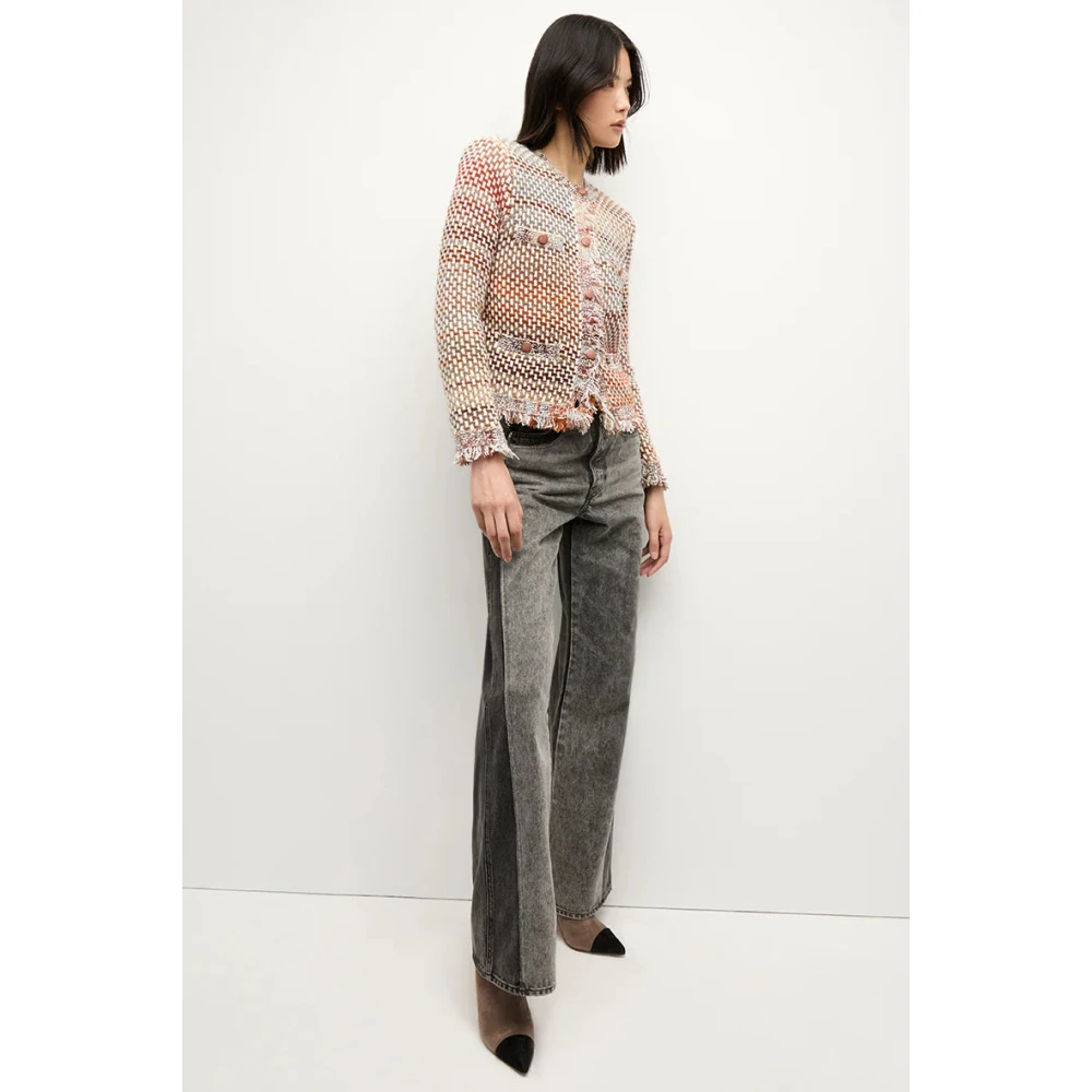 Veronica Beard Chique Gebreid Jasje met Ombré-palet Multicolor Dames