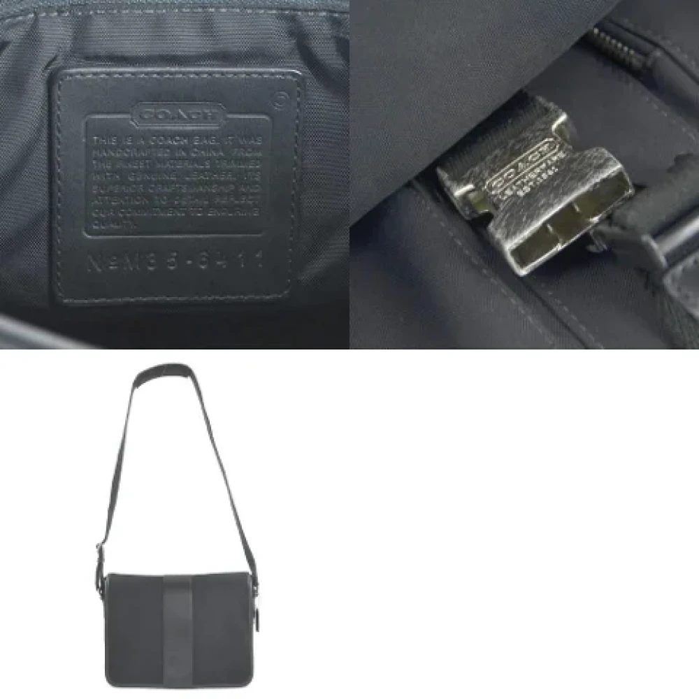 Coach Pre-owned Canvas shoulder-bags Black Dames
