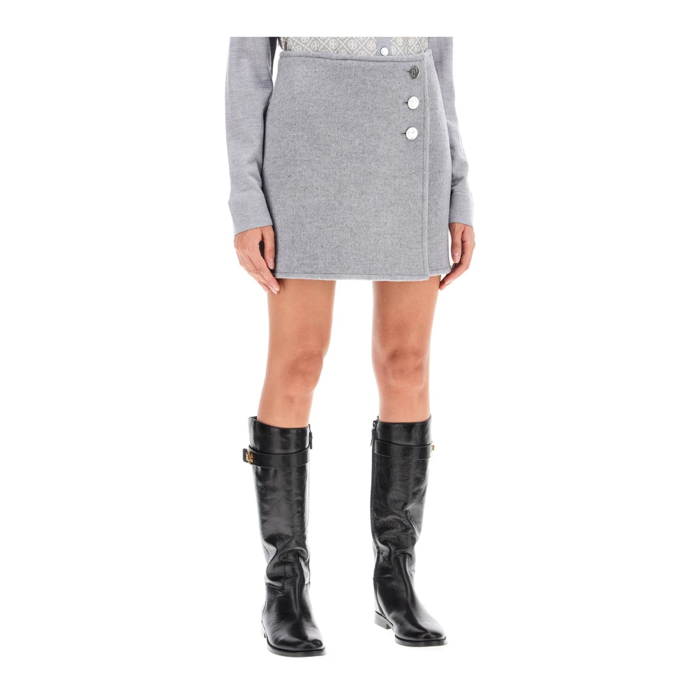 TORY BURCH Short Skirts Gray Dames