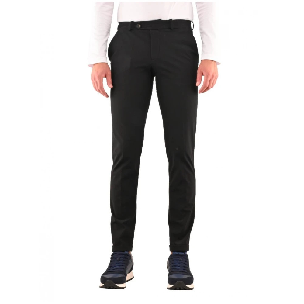 RRD Slim Fit Technische Stoffen Chino`s Black Heren