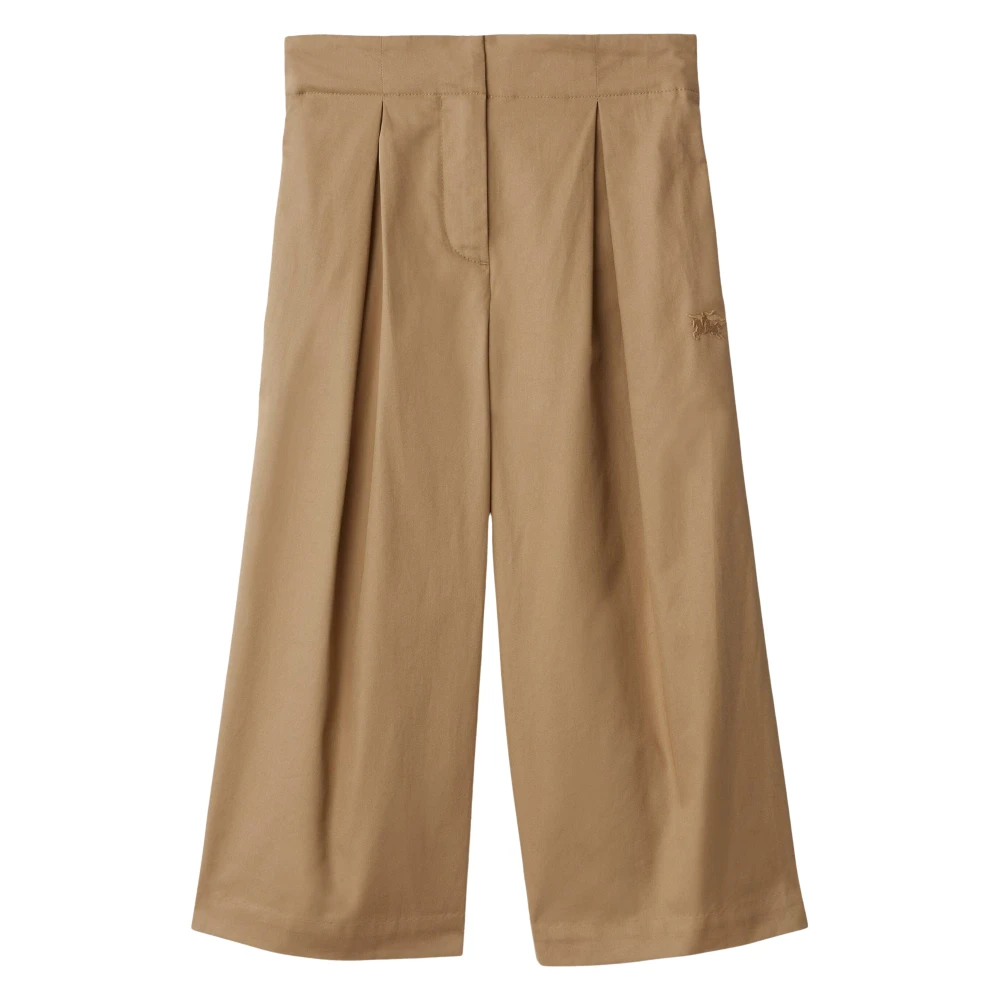 Burberry Girls Beige Hermia Trousers - Trousers - 10 Y - Kids