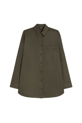 green-linen-logo-embroidered-shirt