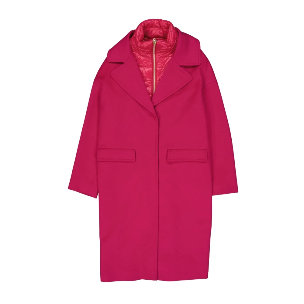 Herno Mujer Rosado Abrigos, Rosa, Talla: M