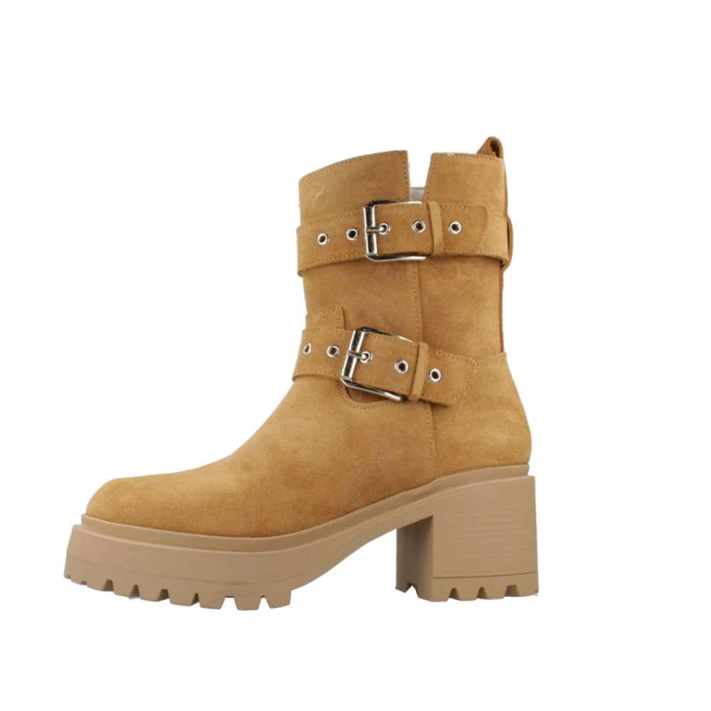 Yellow Vrouw Bruin Schoenen Dames, 37 Eu, Elegante Haklaarzen