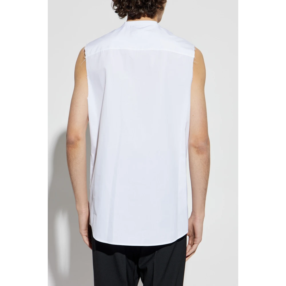 Dsquared2 Mouwloos shirt White Heren