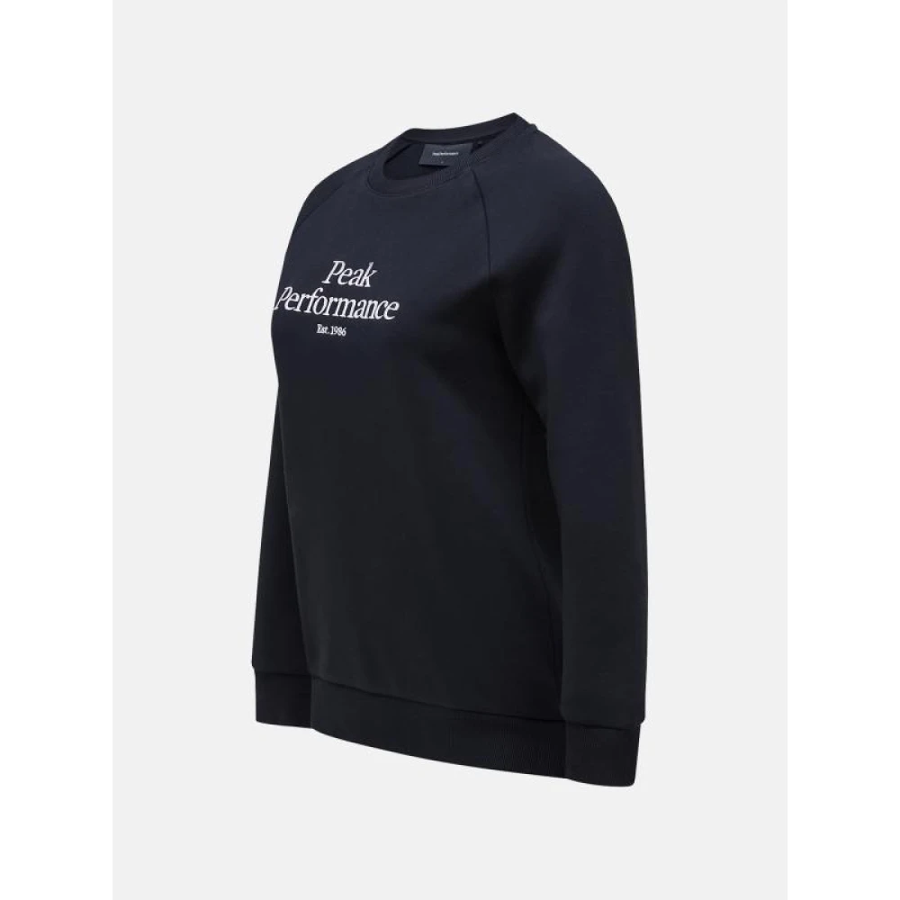 Peak Performance Originele Crew Zwart Performance Sweatshirt Black Dames