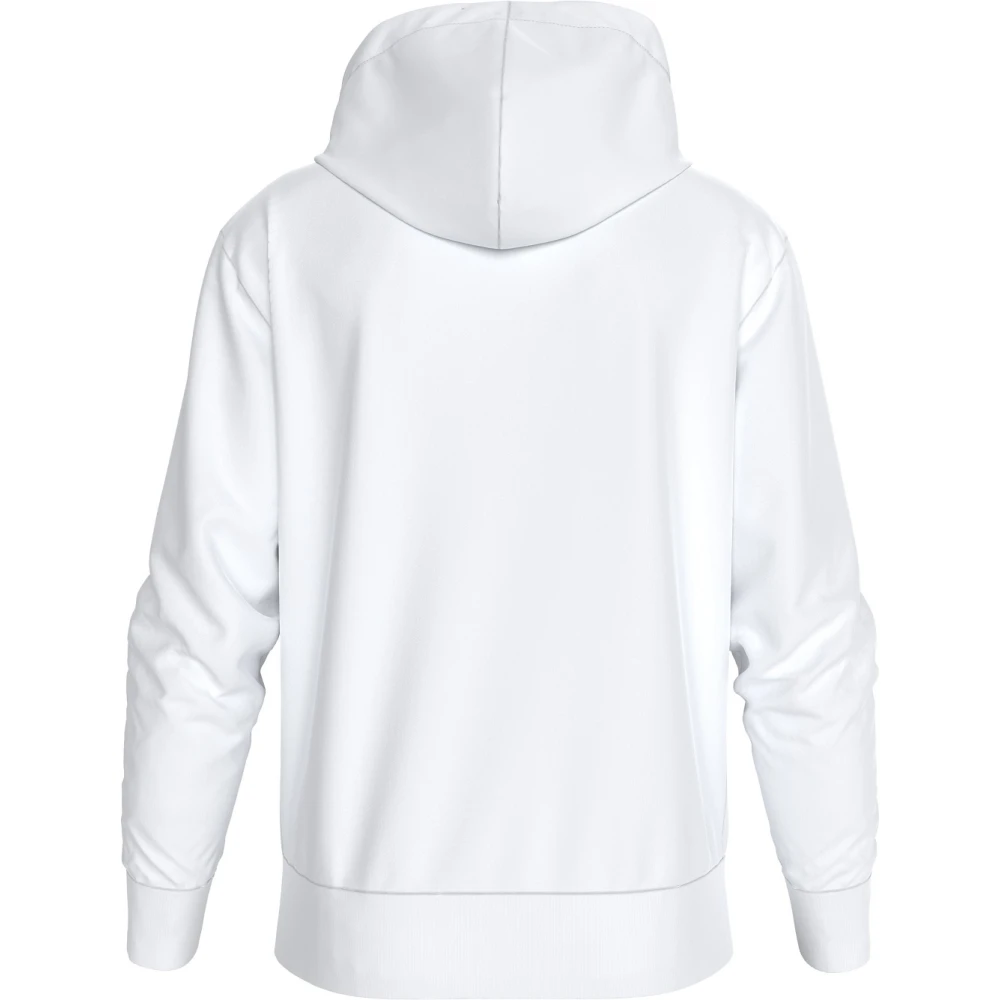Calvin Klein Witte Gebreide Hoodie White Heren