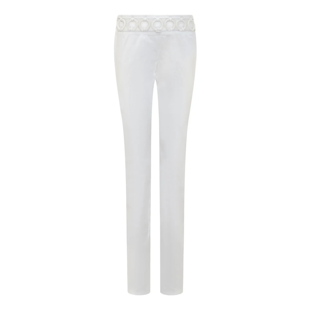 Dsquared2 Witte Skinny Jeans met Ringapplicaties White Dames