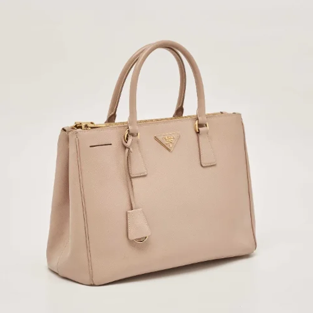 Prada Vintage Pre-owned Leather prada-bags Pink Dames