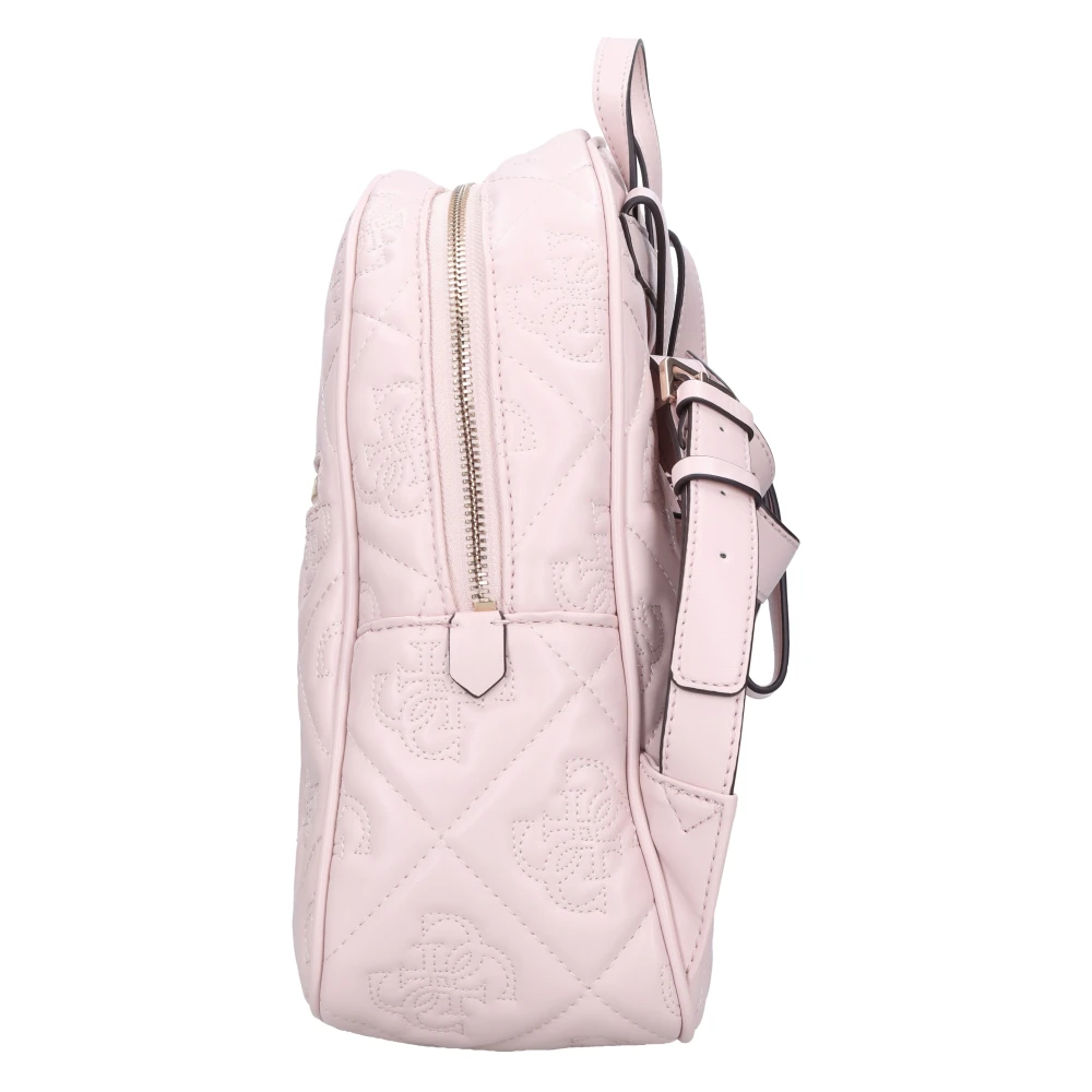 Guess Imitatie Leer Rugzak Pink Dames
