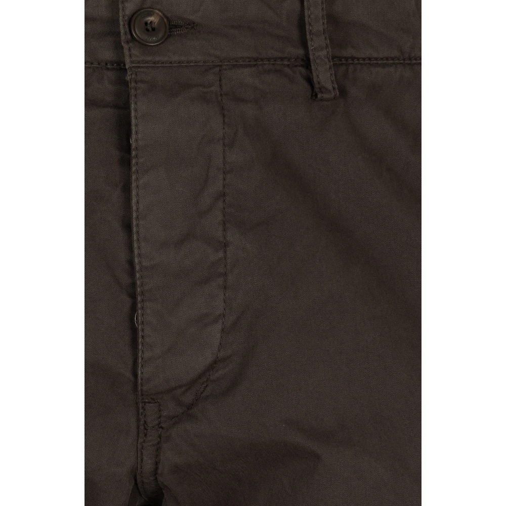 40Weft Zwarte Cargo Bermuda Shorts Black Heren